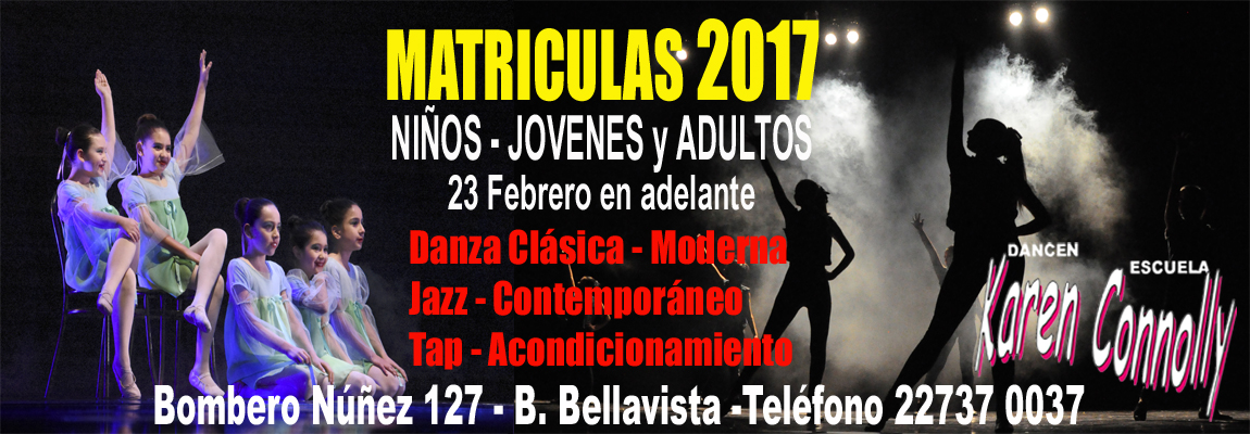 Matriculas 2017 Dancen Escuela